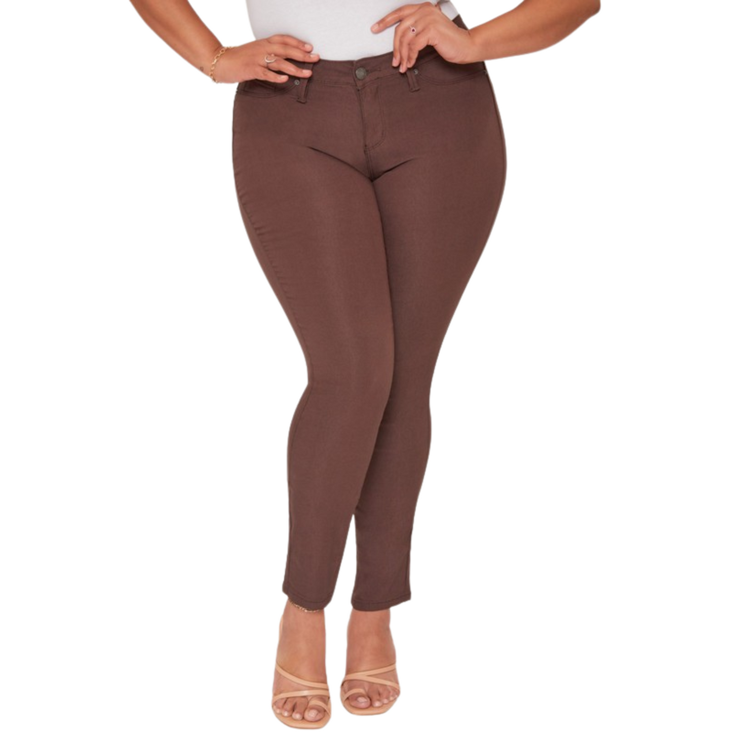 The Women's Hyper Stretch Skinny Jeans are designed for optimal comfort and a flattering fit. Made with Hyper Stretch technology, these plus size jeans are available in a variety of colors and provide superior comfort and flexibility. Whether you are heading out for a day of errands or lounging at home, these jeans are the ideal choice for style and comfort.