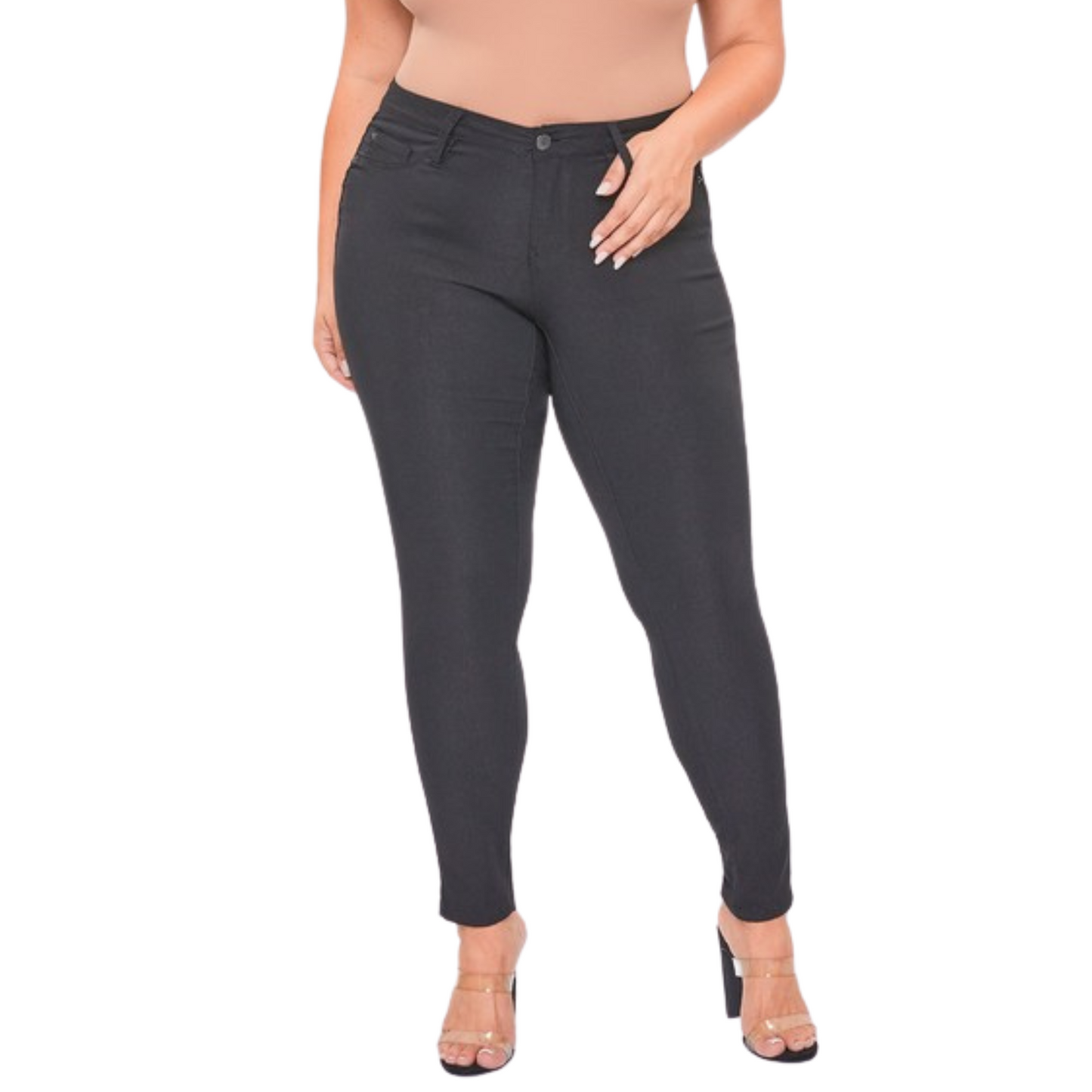 The Women's Hyper Stretch Skinny Jeans are designed for optimal comfort and a flattering fit. Made with Hyper Stretch technology, these plus size jeans are available in a variety of colors and provide superior comfort and flexibility. Whether you are heading out for a day of errands or lounging at home, these jeans are the ideal choice for style and comfort.
