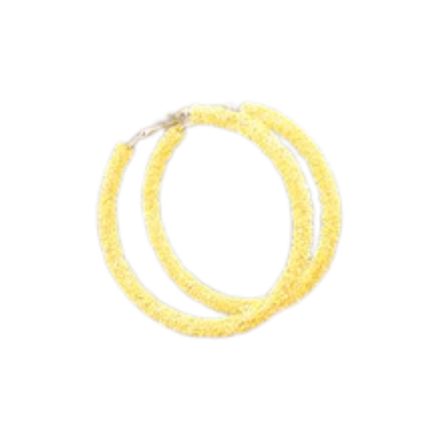 The Large Crystal Cluster Hoops are perfect for any occasion. These lightweight earrings feature iconic crystal cluster accents in three colors: white, yellow, and pink. For a timeless and elegant look, these are sure to make a statement.