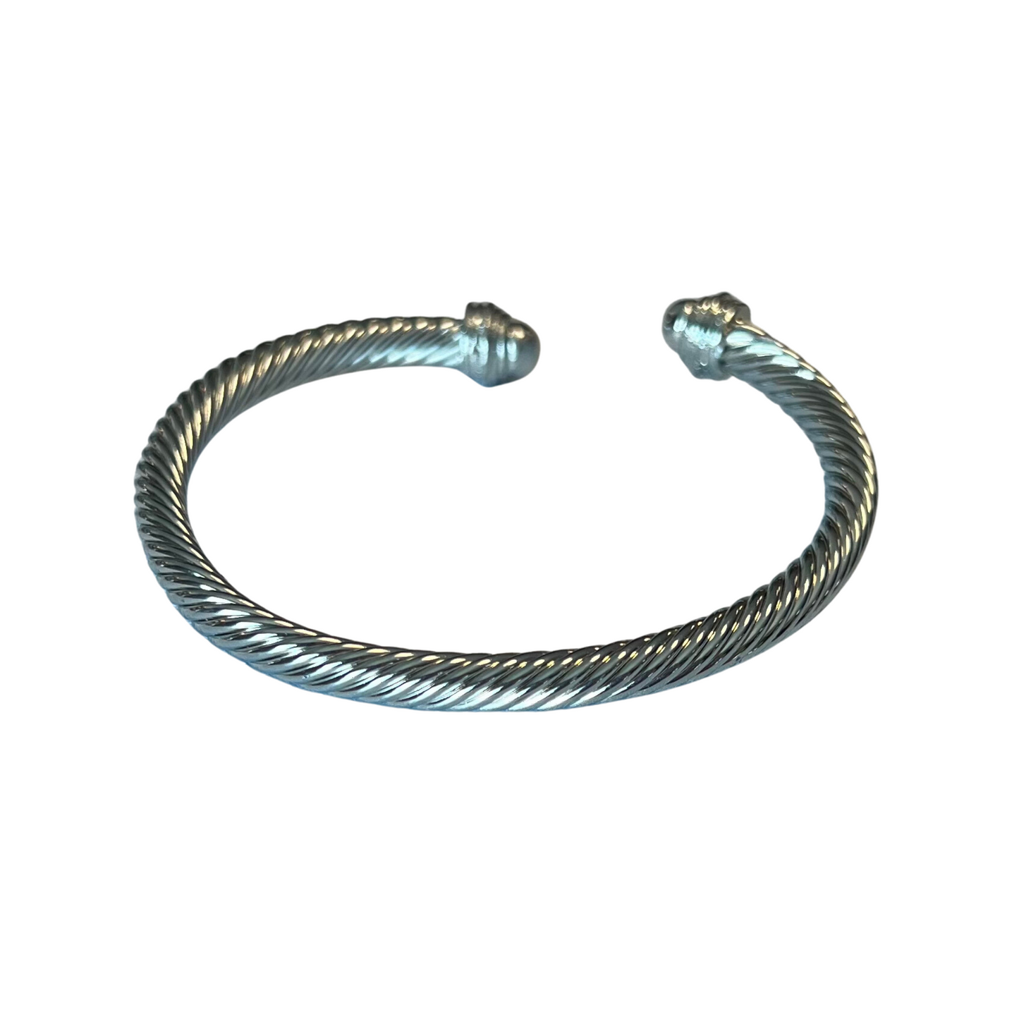 Introducing Cuff Bangles - a stylish accessory for any look. These bangles come in five different colors - multicolor, silver, gold, blue, and pink - so you can find the perfect hue to match your style. Crafted with quality materials, these bangles are perfect for making any look stand out.