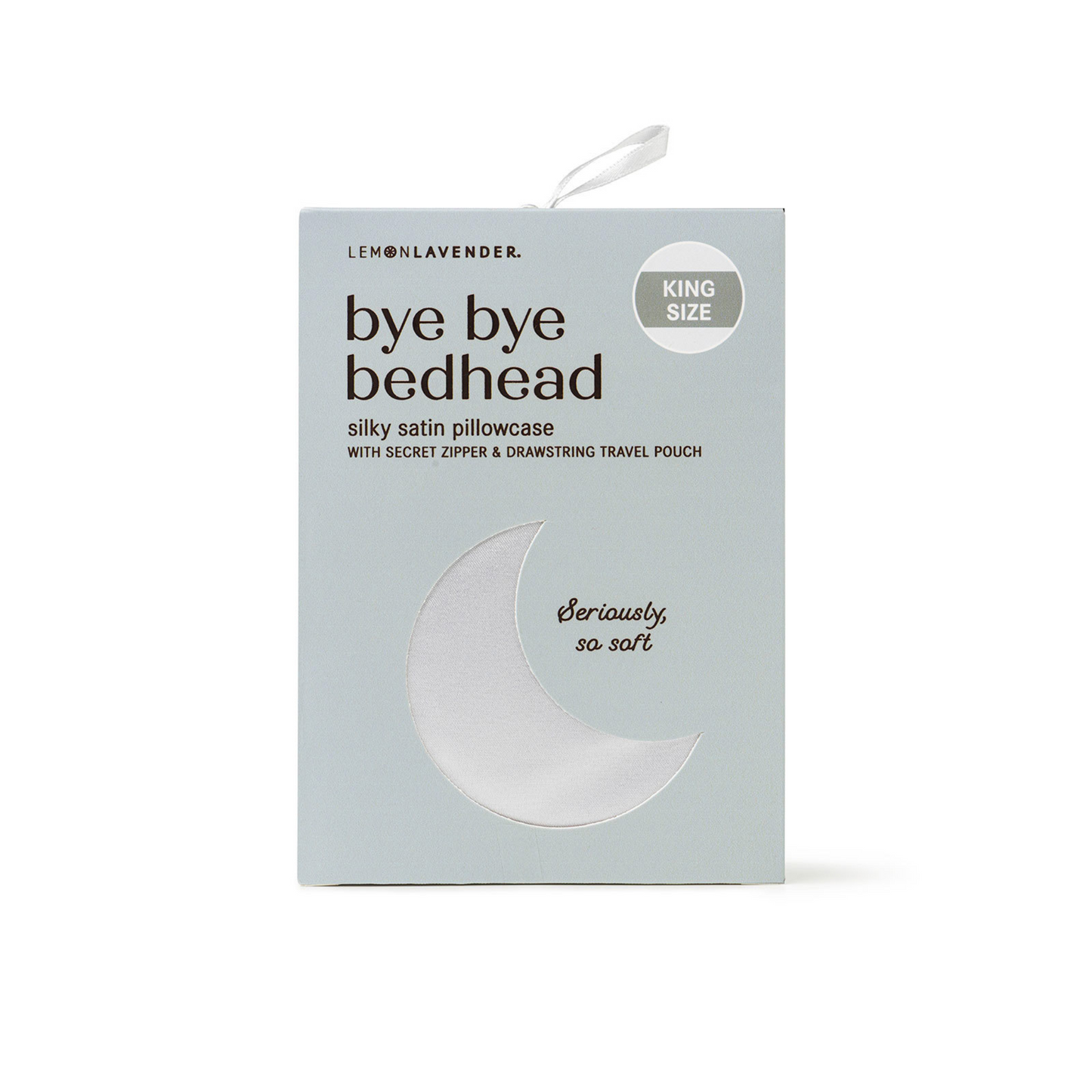 The Bye Bye Bedhead King Size Pillow is perfect for those seeking a comfortable sleep experience. Its king size design (20” x 40”) is large enough to provide ample support, while the super soft satin fabric ensures a plush sleeping experience. The pillow also defends against wrinkles and won’t absorb skincare, eliminating frizz and knots for a smooth look. A secret zippered closure ensures that it stays tucked in tight, and a matching drawstring pouch is included for easy travel.