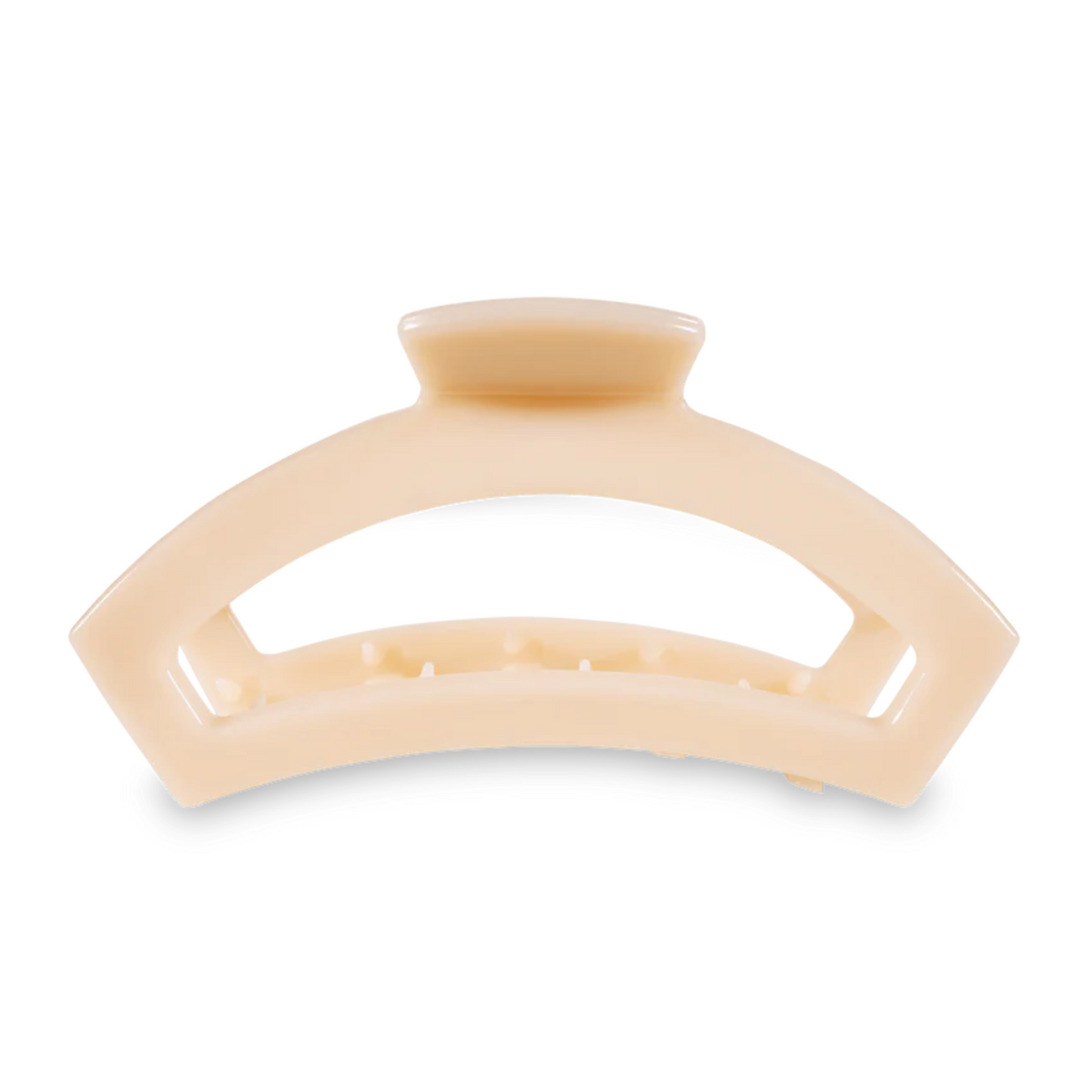 Medium Open Hair claw in almond beige