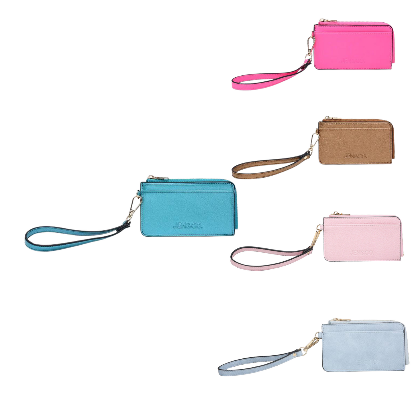 Introducing Annalise, the perfect companion for your night out! Designed to hold everything you need without weighing you down, this wristlet wallet is both stylish and functional. Annalise features convenient card slots on the back for easy access, along with a zippered pouch to keep your essentials secure. Crafted from soft vegan leather, it offers a luxurious feel without compromising on sustainability.