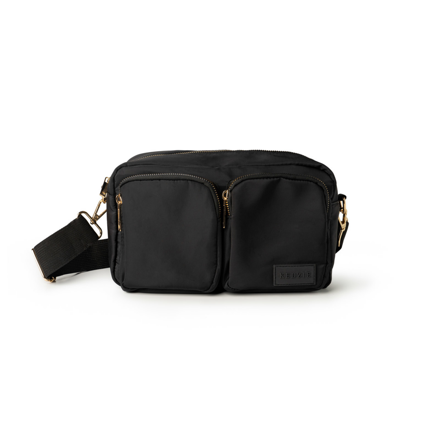 black gemini crossbody from Kedzie