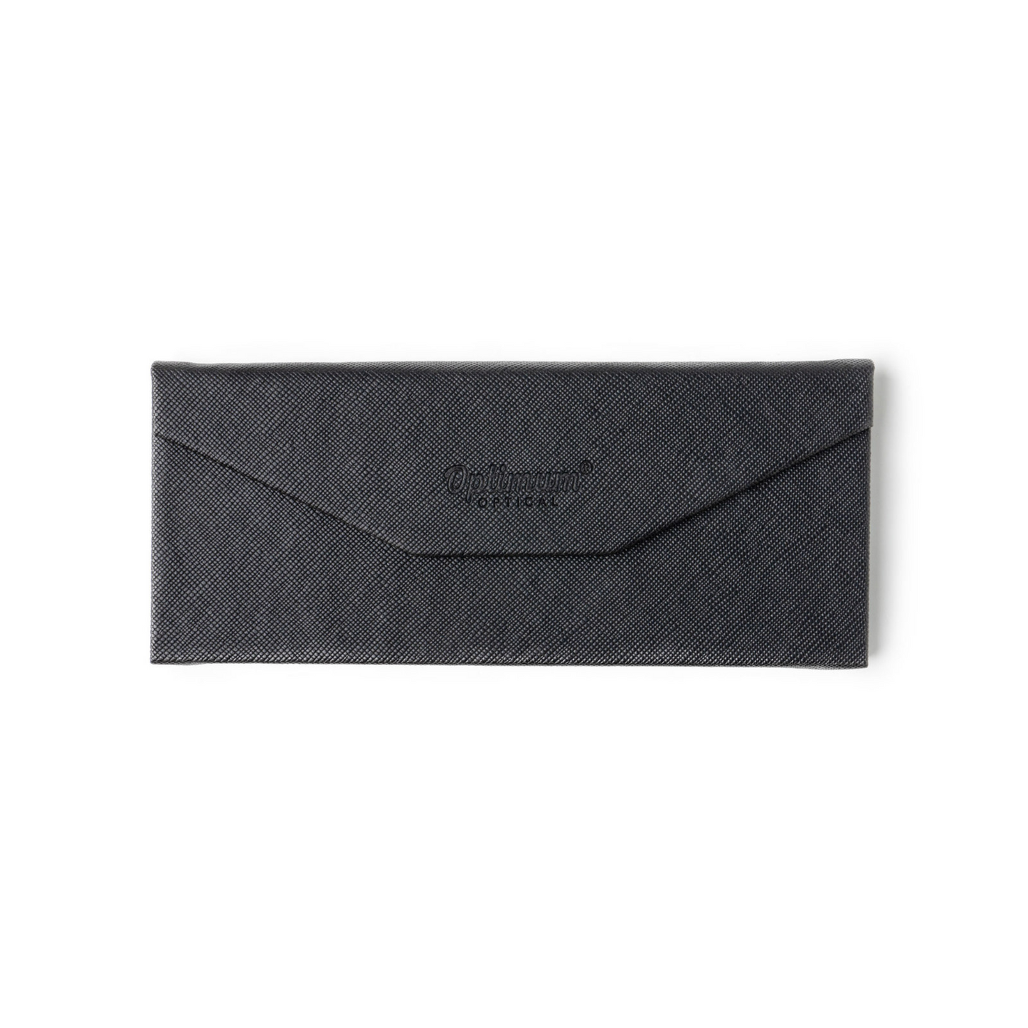 Foldable slimline eyewear case in black