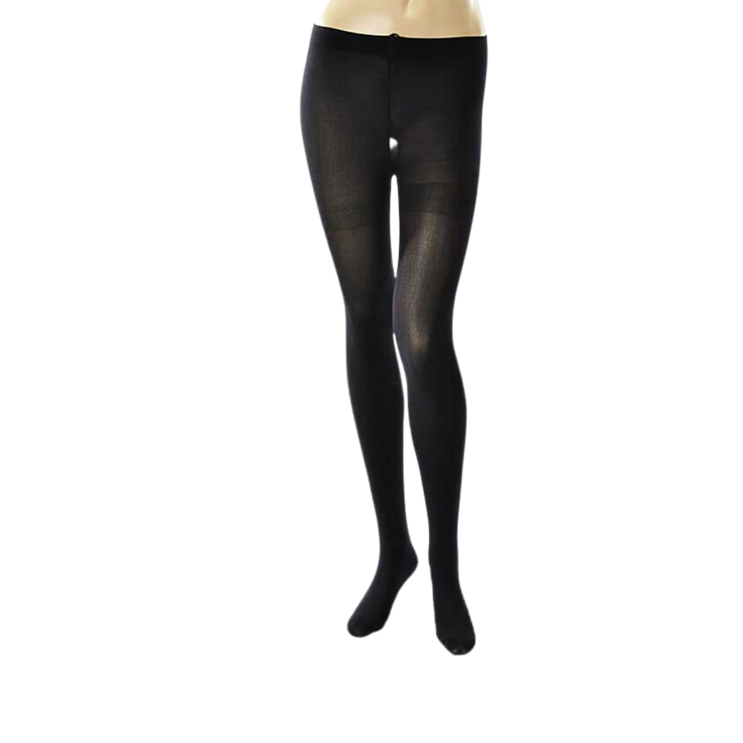 These classic opaque tights are a one-size-fits-all solution for any wardrobe. Each pair is crafted from a black-colored fabric for an opaque finish, providing coverage and a comfortable fit.
