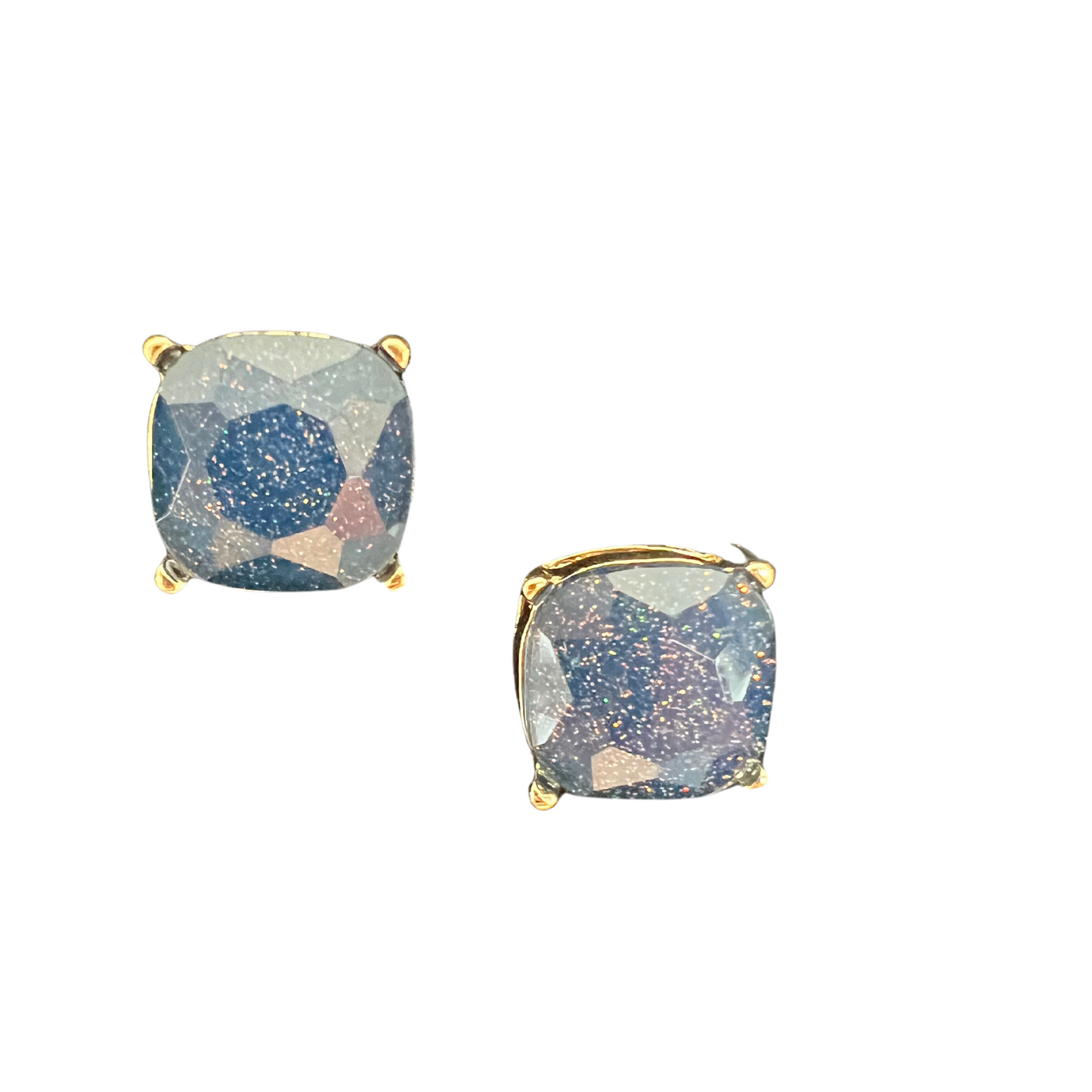 Iridescent Stud Earrings