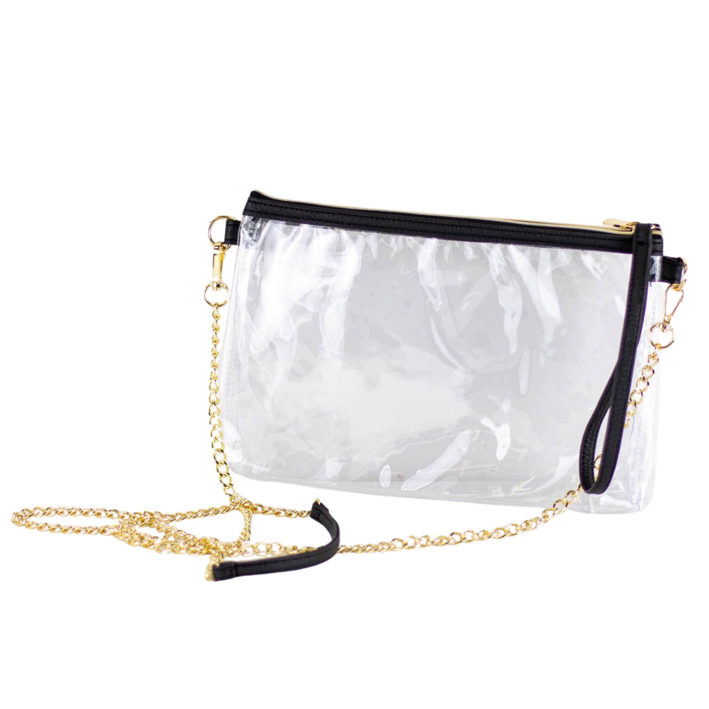The Candace Crossbody Bag by The Royal Standard features a sophisticated double zipper design for secure and organized storage. Its elegant gold chain strap adds a touch of luxury while allowing comfortable crossbody wear, making it perfect for hands-free convenience. Crafted with attention to detail, this bag combines style and practicality for everyday use.