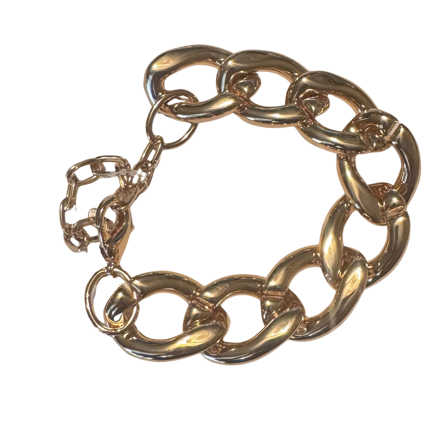 Perdido Gems presents a sophisticated chain link bracelet that combines timeless design with refined craftsmanship. This gold piece features interlocking links that create a fluid, elegant aesthetic suitable for both everyday wear and special occasions. The secure construction ensures durability, while the polished finish delivers a lustrous appearance. A versatile accessory that complements any wardrobe, this bracelet exemplifies understated luxury and enduring style.