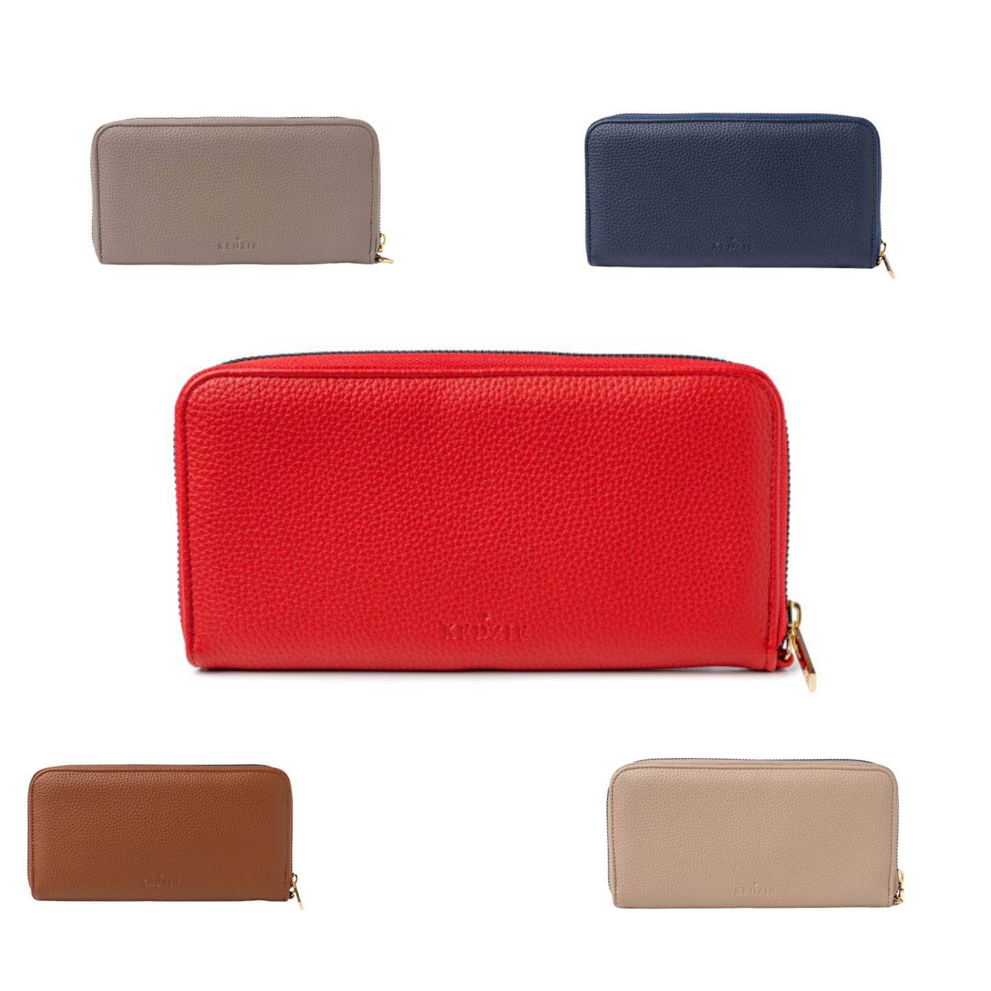 Designed for true hands-free convenience, this sizable clutch holds your smartphone, cards, ID and more. Carry by the built-in hand strap, clip on the included wristlet strap, or add to a bigger bag to downsize on demand.