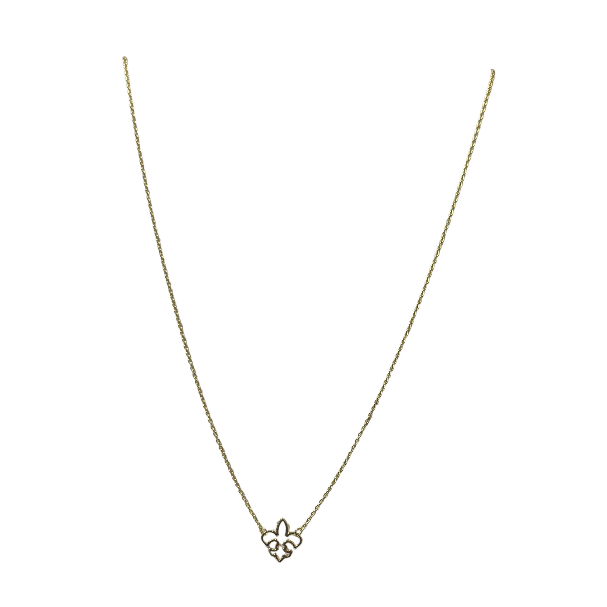 Fleur de Lis necklace in gold