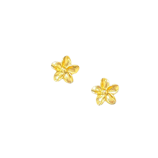 Add a delicate touch to your outfit with our Small Flower Studs. Made with genuine gold and featuring a charming flower design, these studs are a stylish choice for any occasion. Crafted by the renowned Ete brand, these studs are a must-have for any jewelry collection.