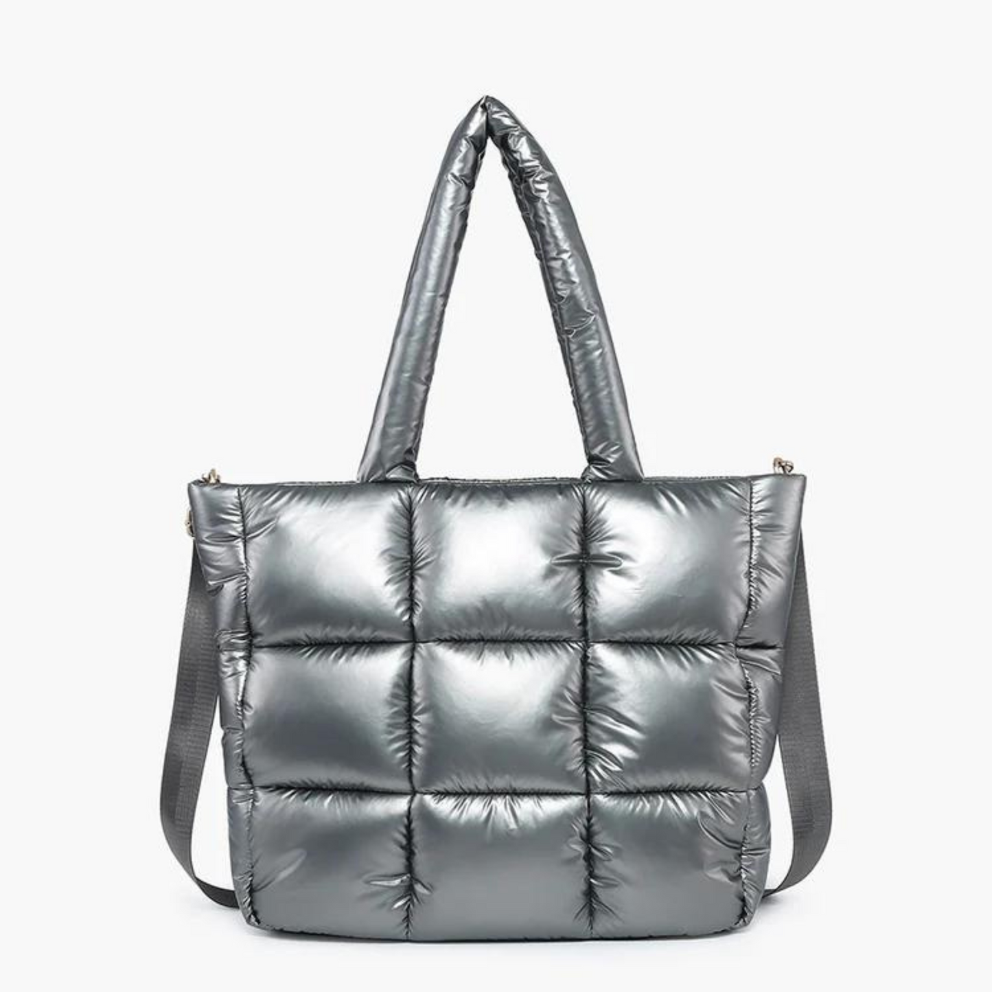 Kiersten Boho Bag in gunmetal grey
