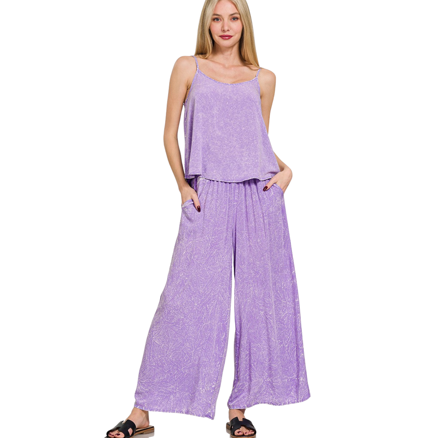 Cami and Pants set in Lavender