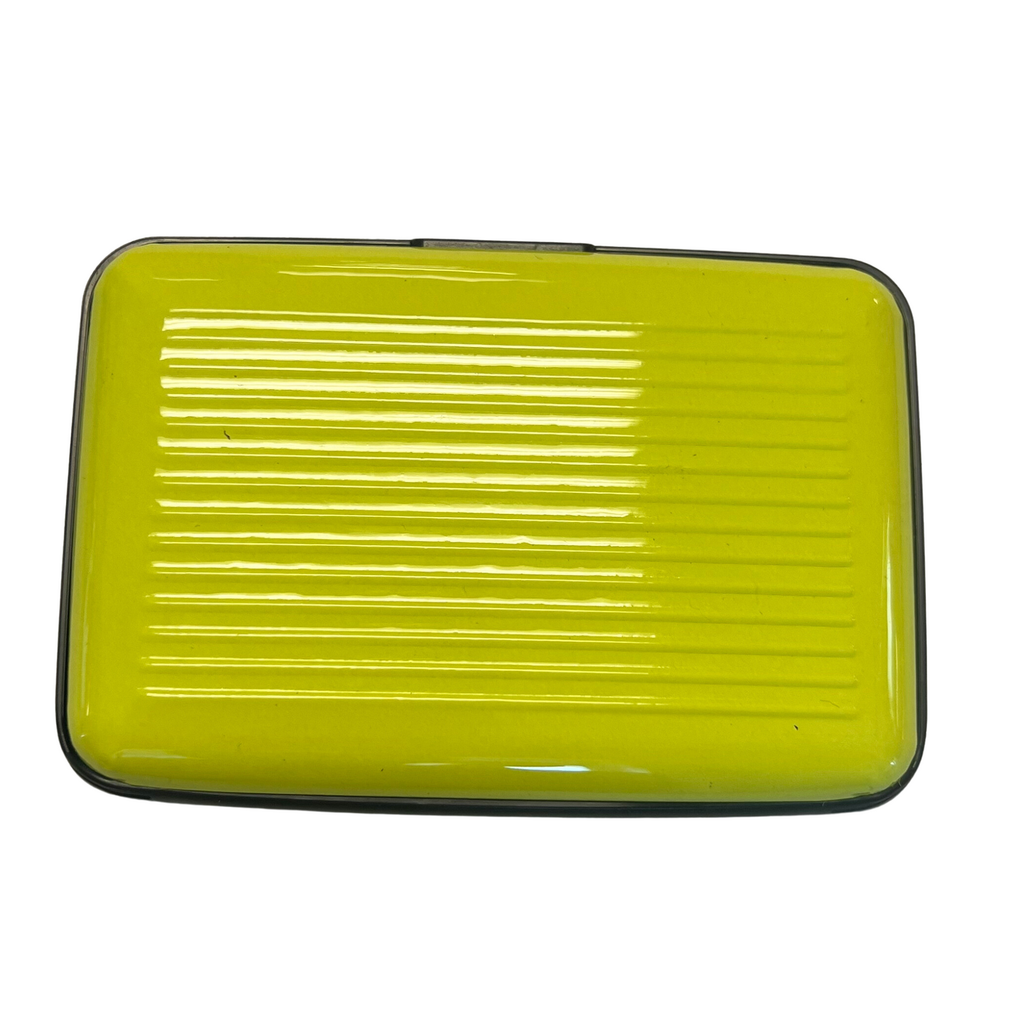 Lime color scan safe security wallet.