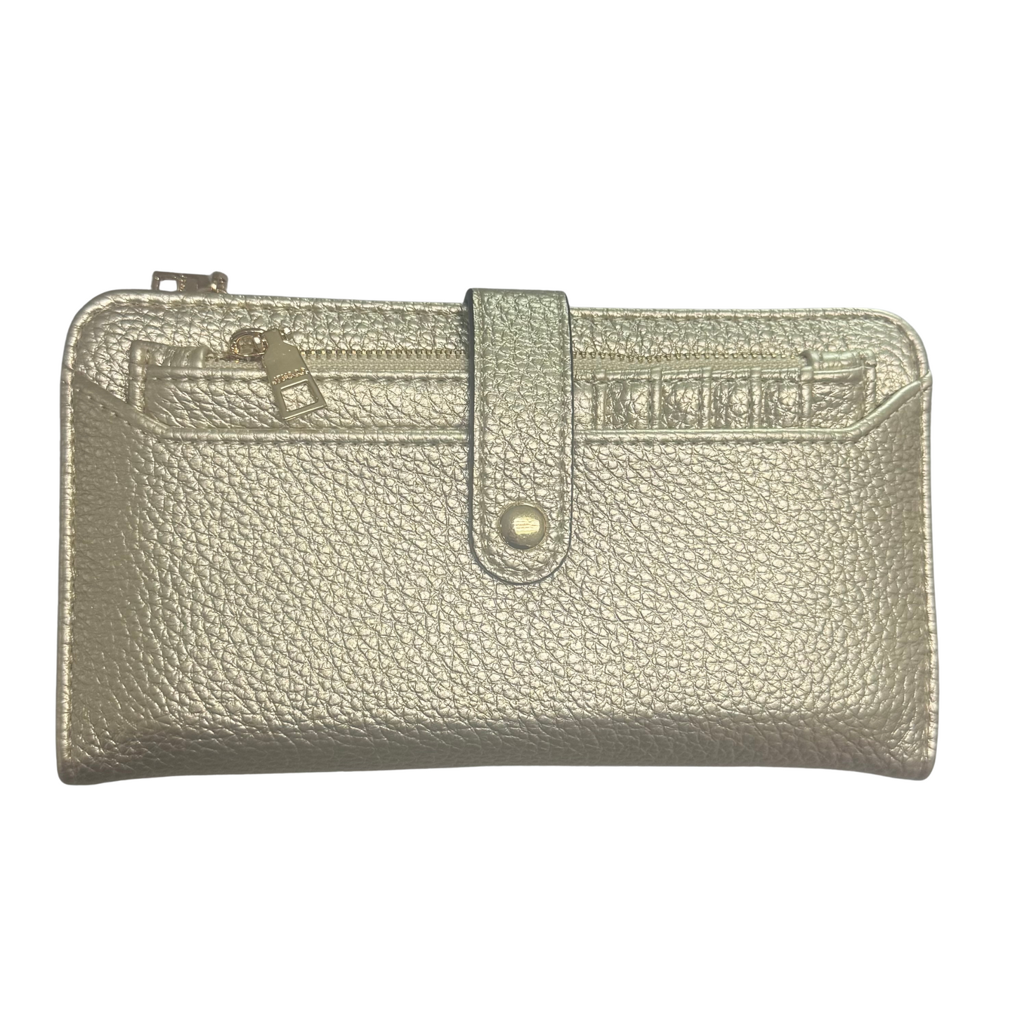 Macy Snap Wallet in gold