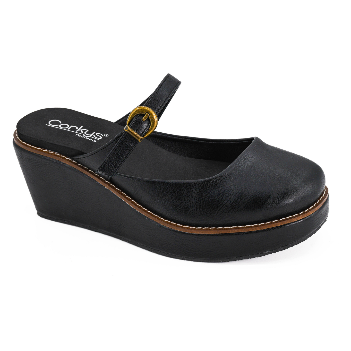 Step into comfort with the Corkys Me Time wedge slipper. Featuring a sleek black design with an open back for easy slip-on wear, this closed-toe style offers the perfect balance of support and breathability. The wedge sole provides subtle lift and stability, making it ideal for all-day lounging or casual outings. Experience the quality craftsmanship Corkys is known for in a versatile slipper that works as hard as you do.