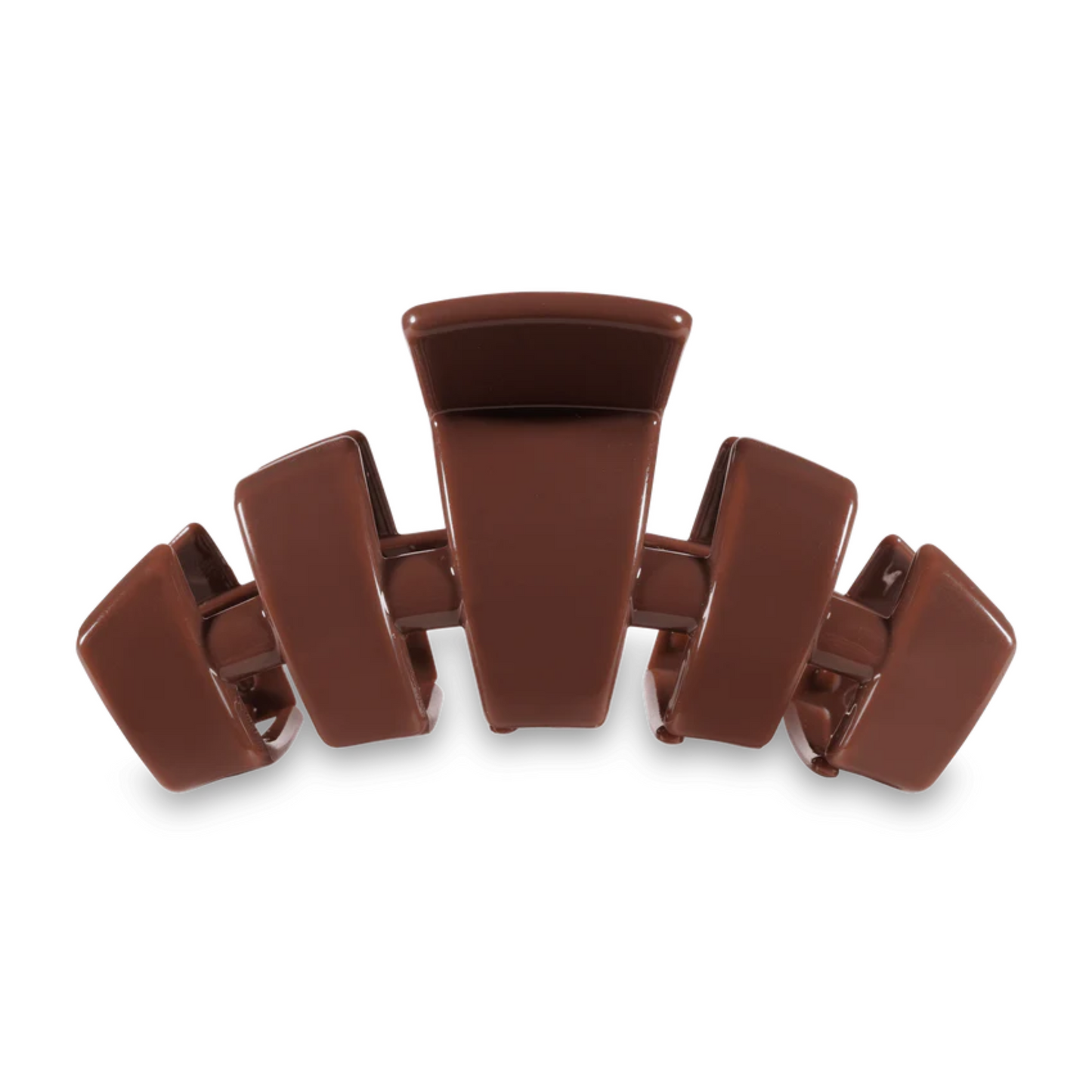 Medium Teletie hair claw in nutmeg