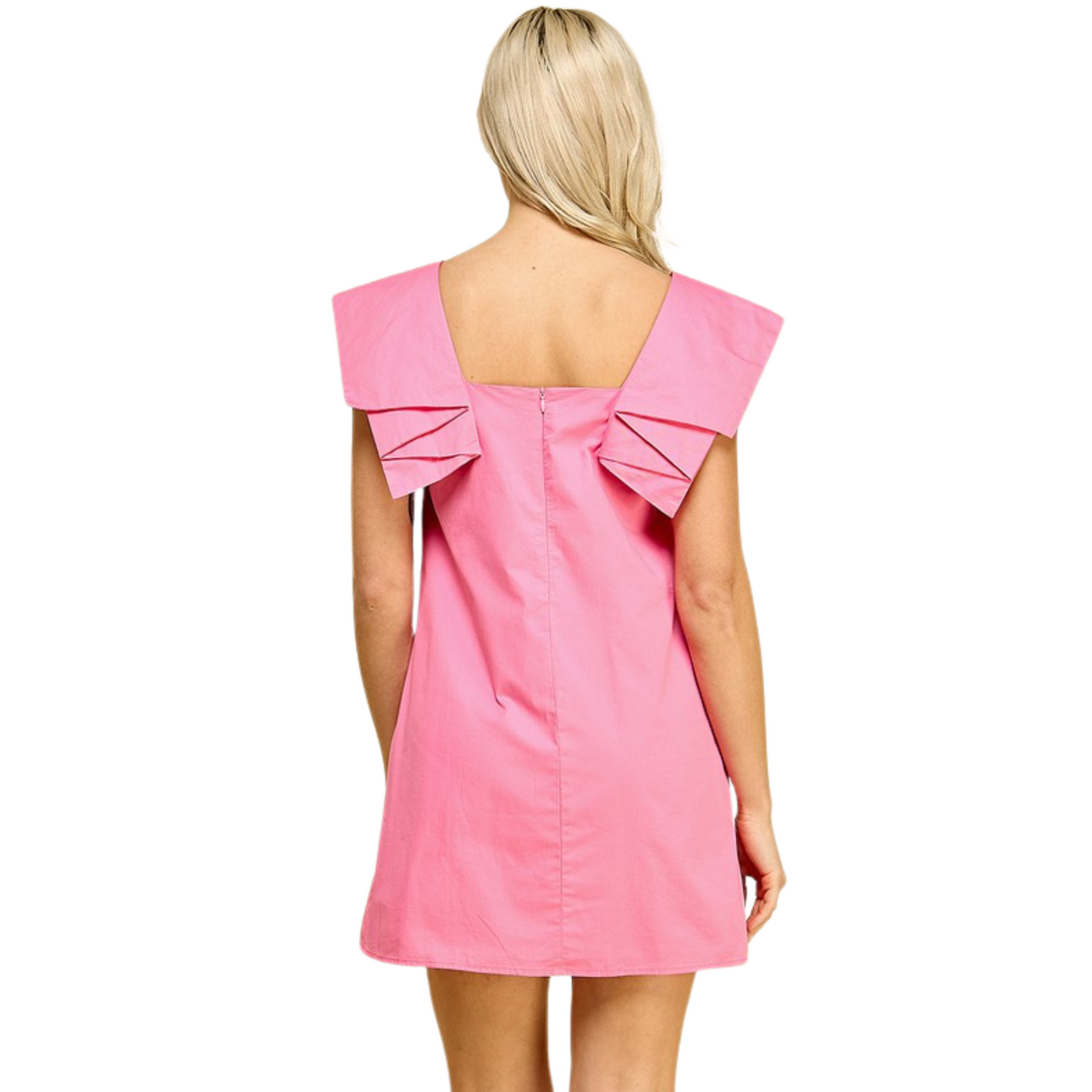 Pleated Sleeveless Dress