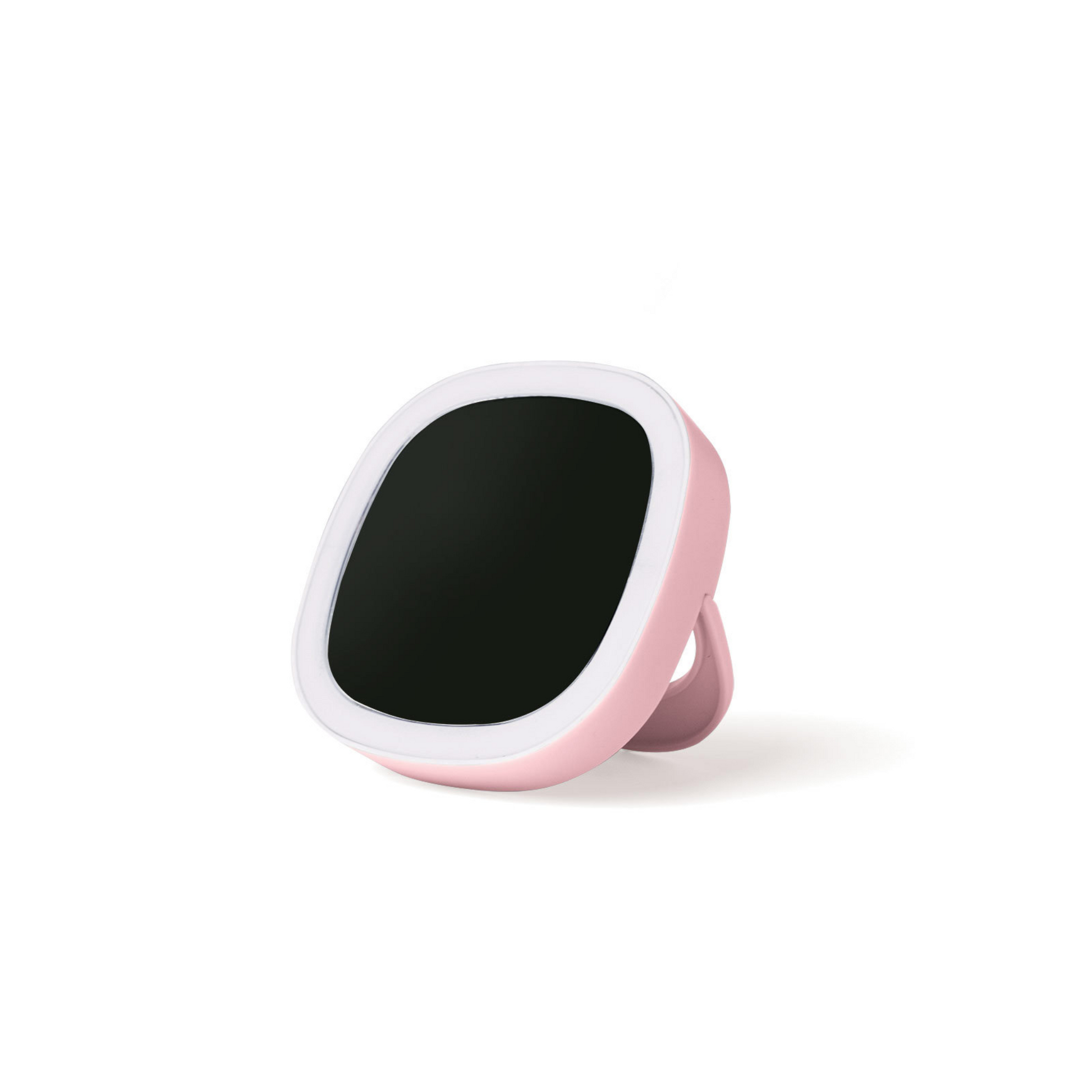 pink mini LED makeup mirror