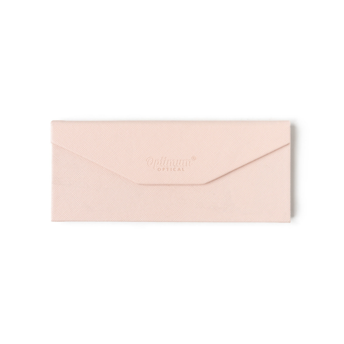 Foldable slimline eyewear case in pink