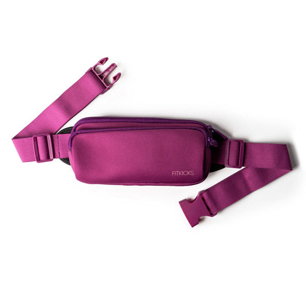 purple fitzip belt bag