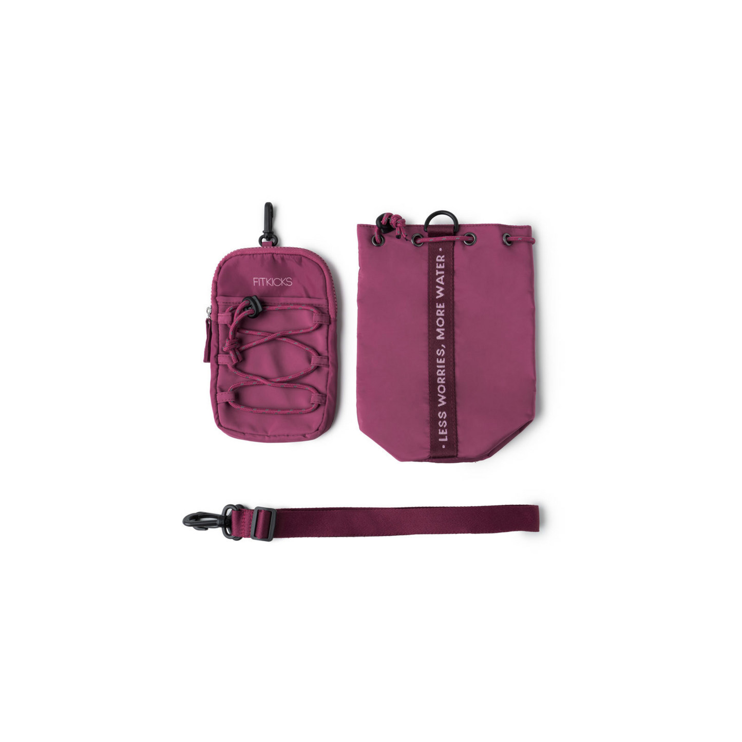 Purple Optimist H2O Crossbody and Phone Case.