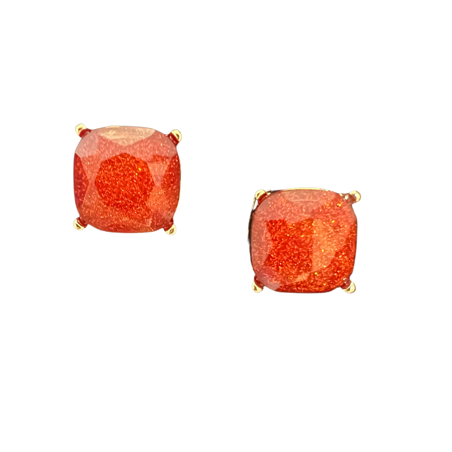 Iridescent Stud Earrings