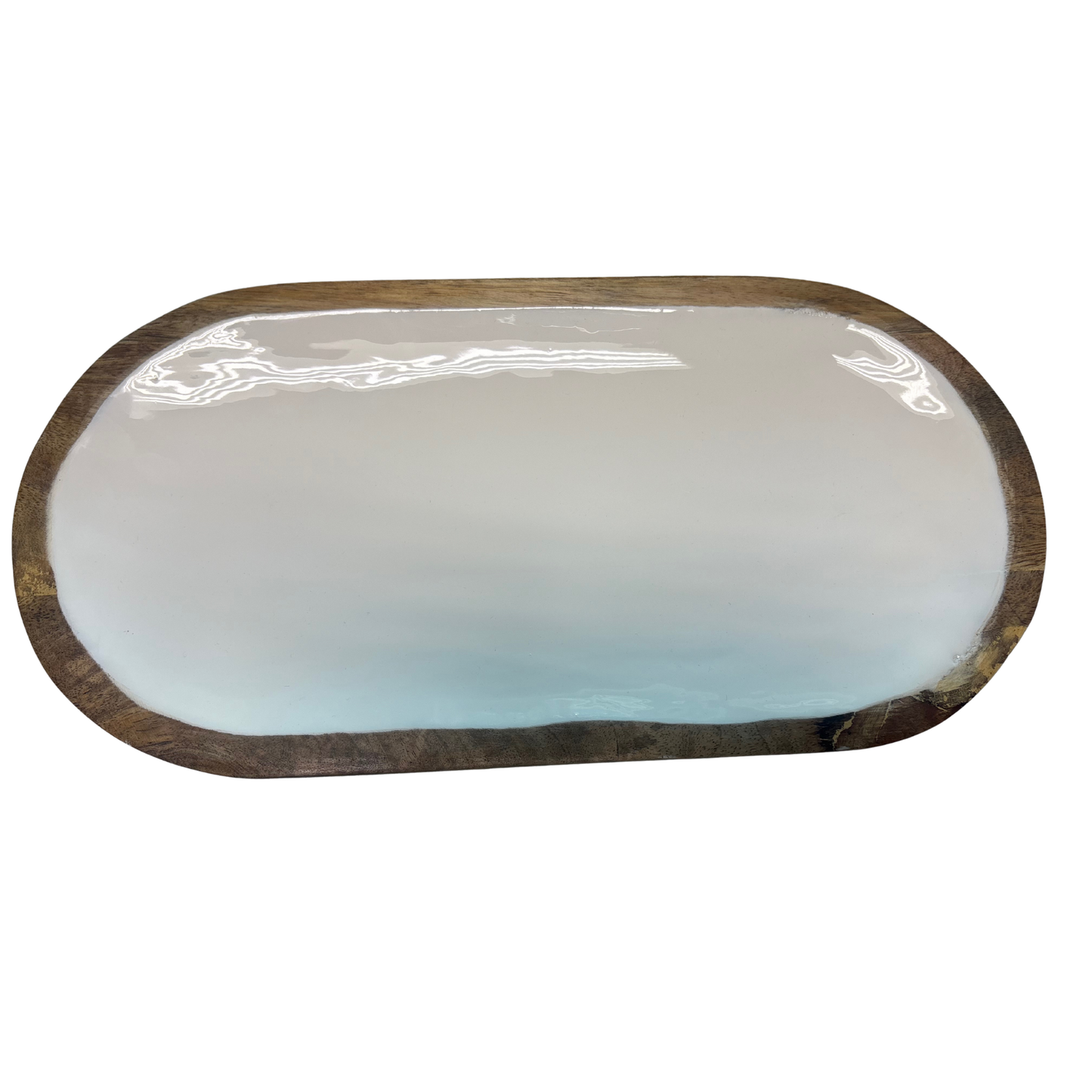 The Royal Standard Wooden Serving Platter combines timeless elegance with practical functionality. Crafted from quality wood in a crisp white finish, this versatile platter serves as both a stunning table centerpiece and a reliable serving essential. Perfect for charcuterie boards, appetizers, or baked goods, its generous surface accommodates multiple items while maintaining a refined aesthetic. The smooth wooden construction ensures durability through countless gatherings, making it an investment piece tha