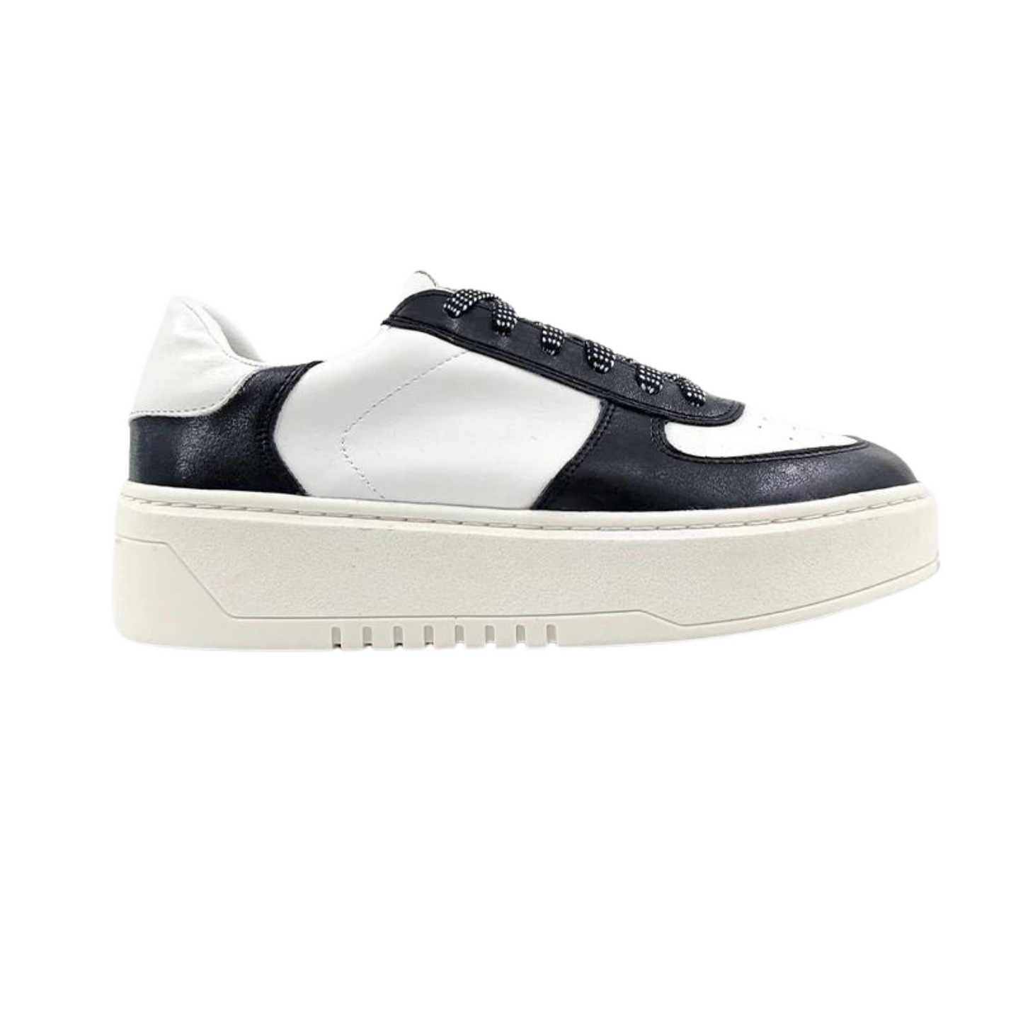 The Shirley sneakers from ShuShop are the perfect combination of style and comfort. Made with black and white leather, these sneakers are not only stylish but also durable. With its sleek design, they are a must-have for any fashion-forward individual.