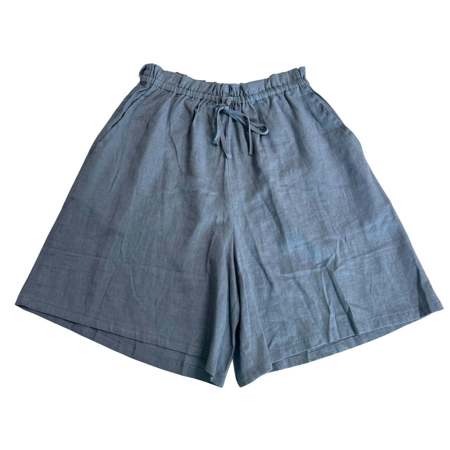 Drawstring detail shorts in slate