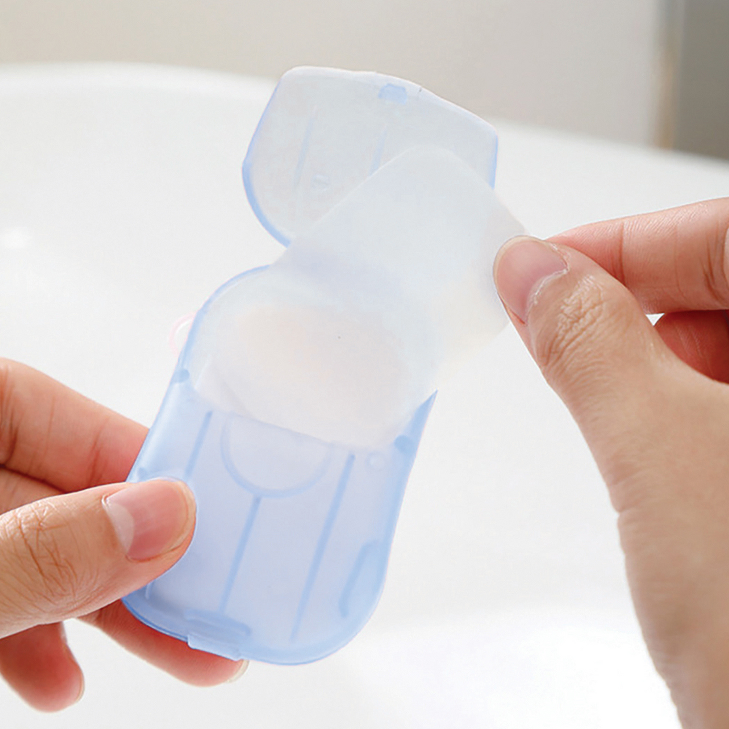 on the go soap sheets; perfect for travel