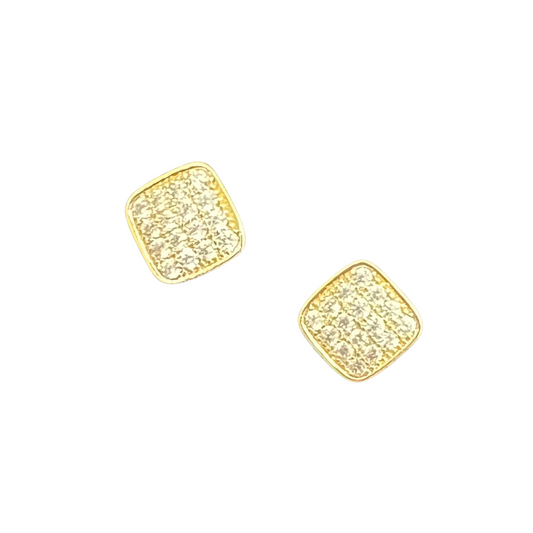 Square Rhinestone Studs