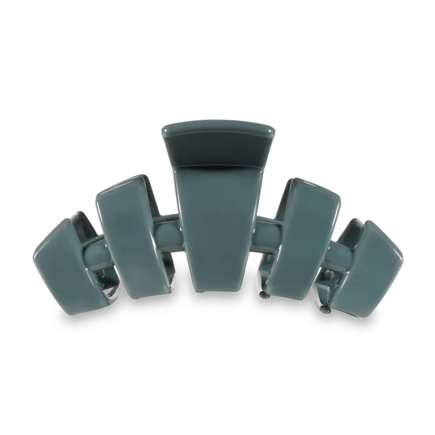Medium Teletie hair claw in Storm blue