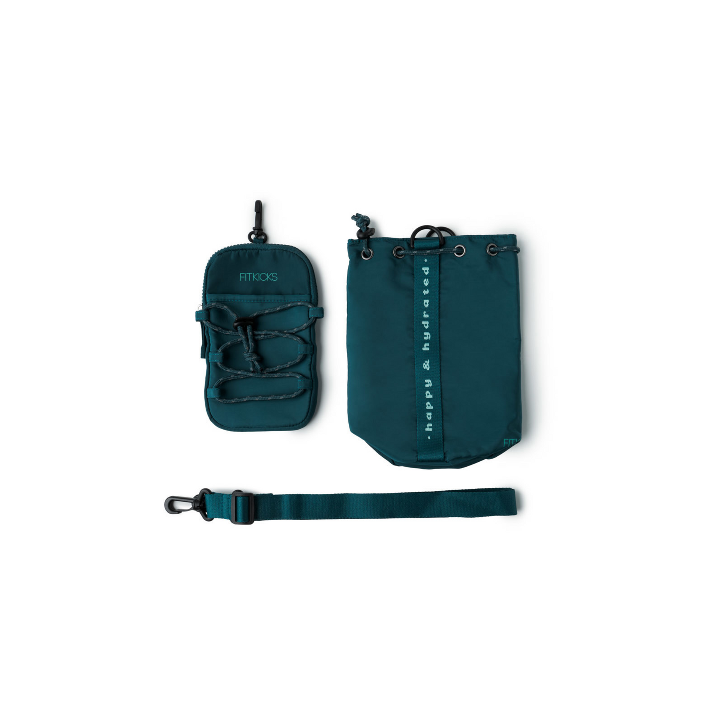 Teal Optimist H2O Crossbody and Phone Pouch.