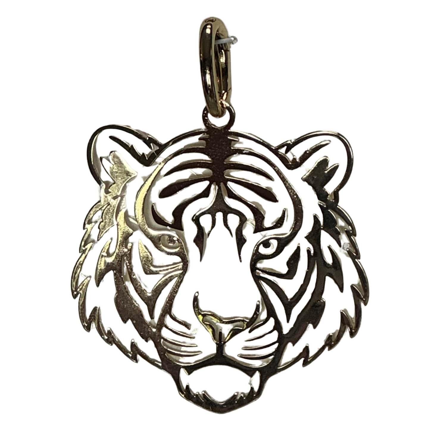 Collegiate Tiger Scarf Necklace Charm