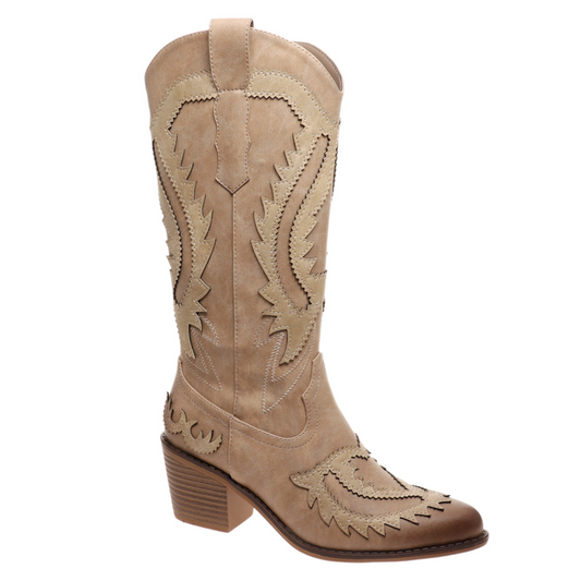 The Whitney-5 cowboy boot by Pierre Dumas offers a refined taupe color, blending classic western style with a modern neutral tone. Crafted for durability and comfort, this boot is ideal for those seeking a versatile and stylish option that complements a wide range of outfits. Its expert construction ensures reliable wear, making it a sophisticated addition to any wardrobe.