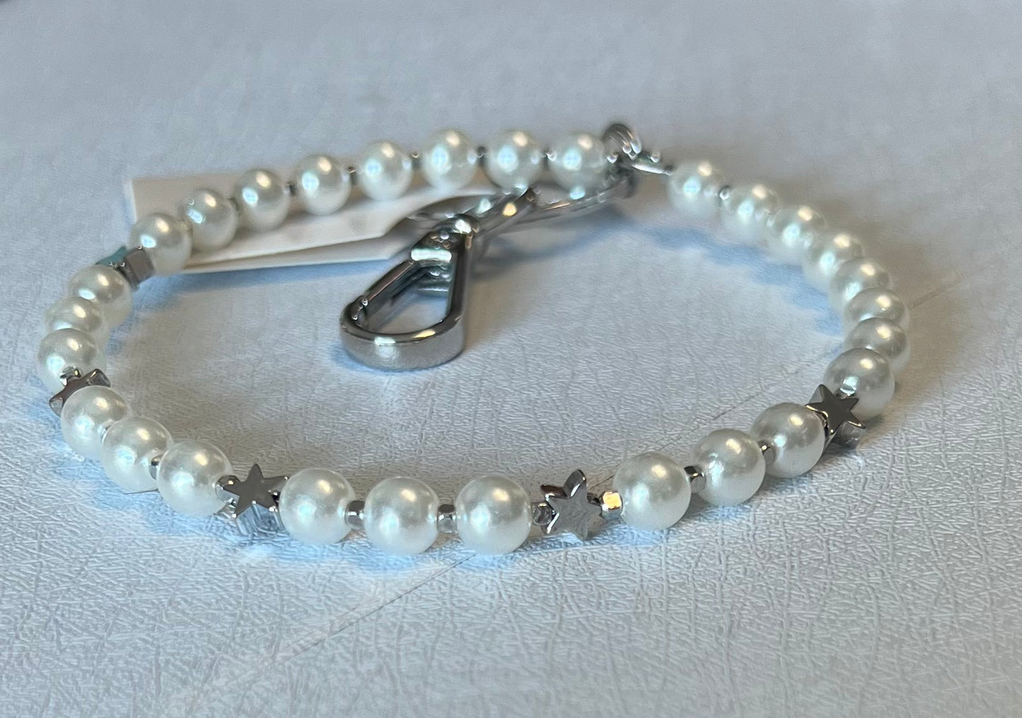 Pearl and Star Bangle Keychains