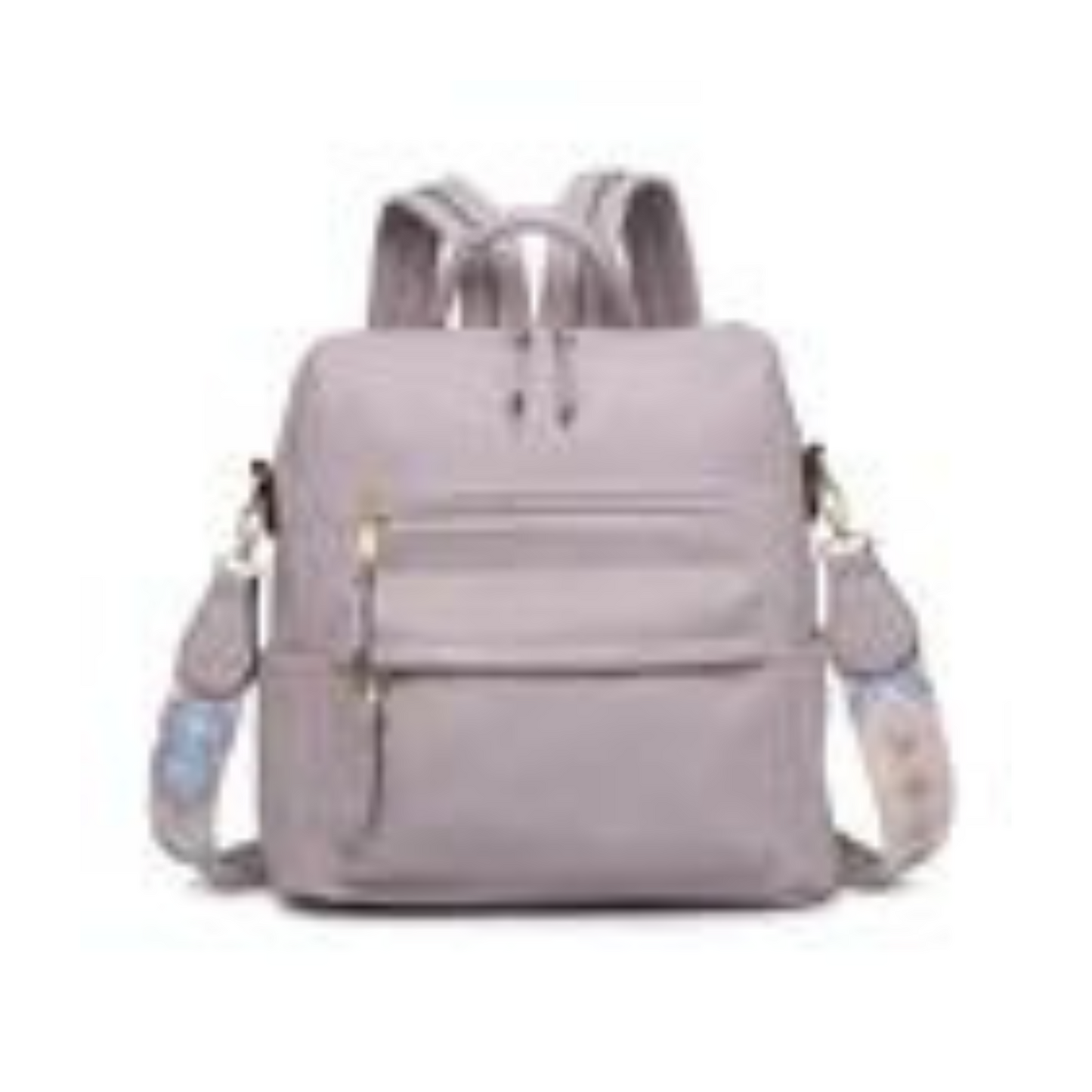 This Convertible Backpack with Guitar Strap has both style and function with its dusty blue and dusty lavender colors. Whether you need a sturdy backpack or versatile guitar strap, this convertible item is perfect for both purposes. Be ready for any adventure with this convenient and stylish carry-all.