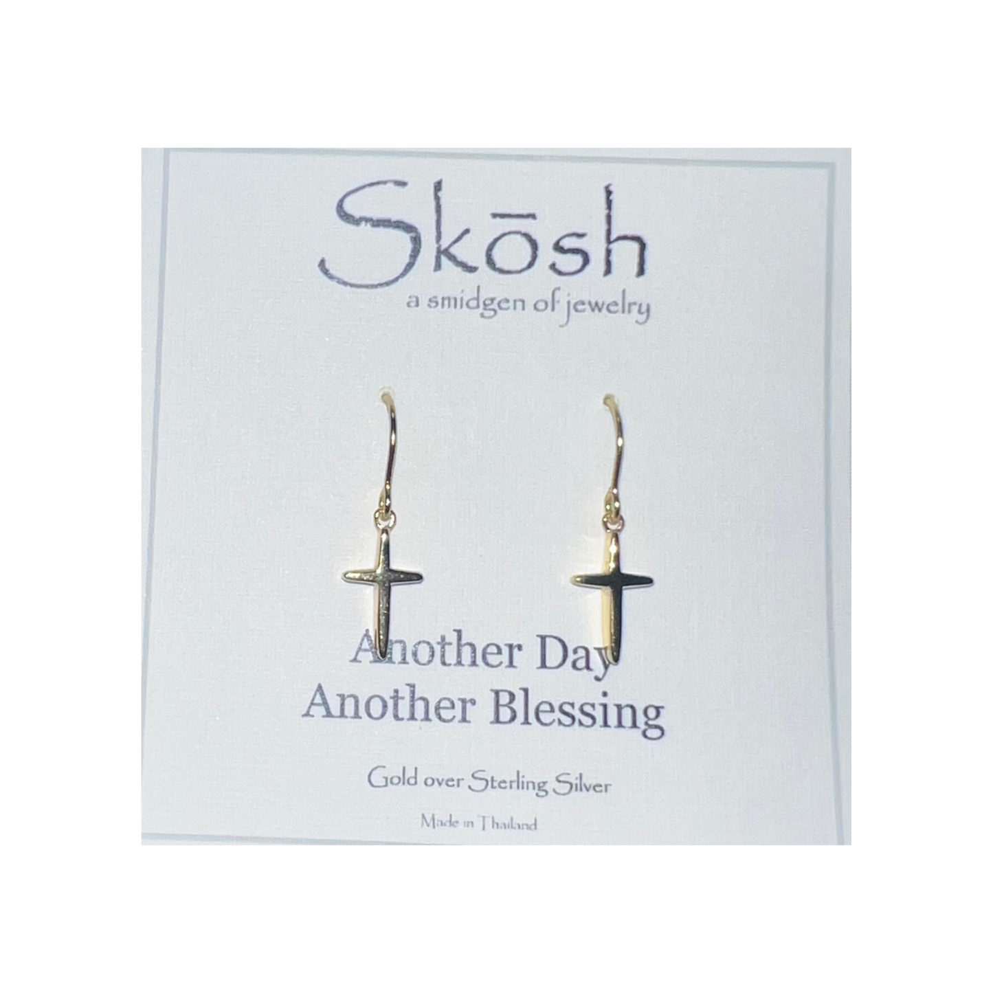 Accent your look with a classic style. These Cross Earrings feature a unique dangle design that comes in either silver or gold. Complete your wardrobe with a timeless and elegant accessory!