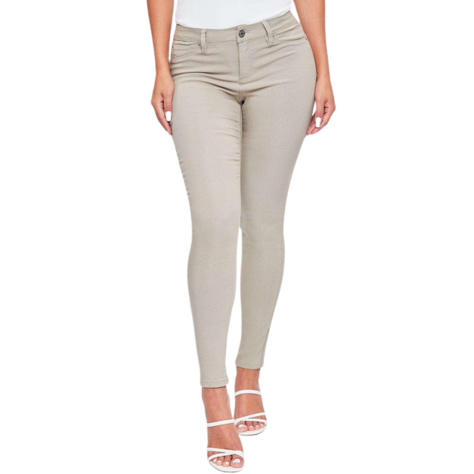 Our Hyper stretch Mid Rise Skinny Jeans are made from a super-stretchy fabric, allowing you the perfect fit without ever compromising your comfort. With a variety of colors available, these jeans provide a stylish and versatile option for your wardrobe. The mid-rise waist gives you a comfortable, flattering fit.