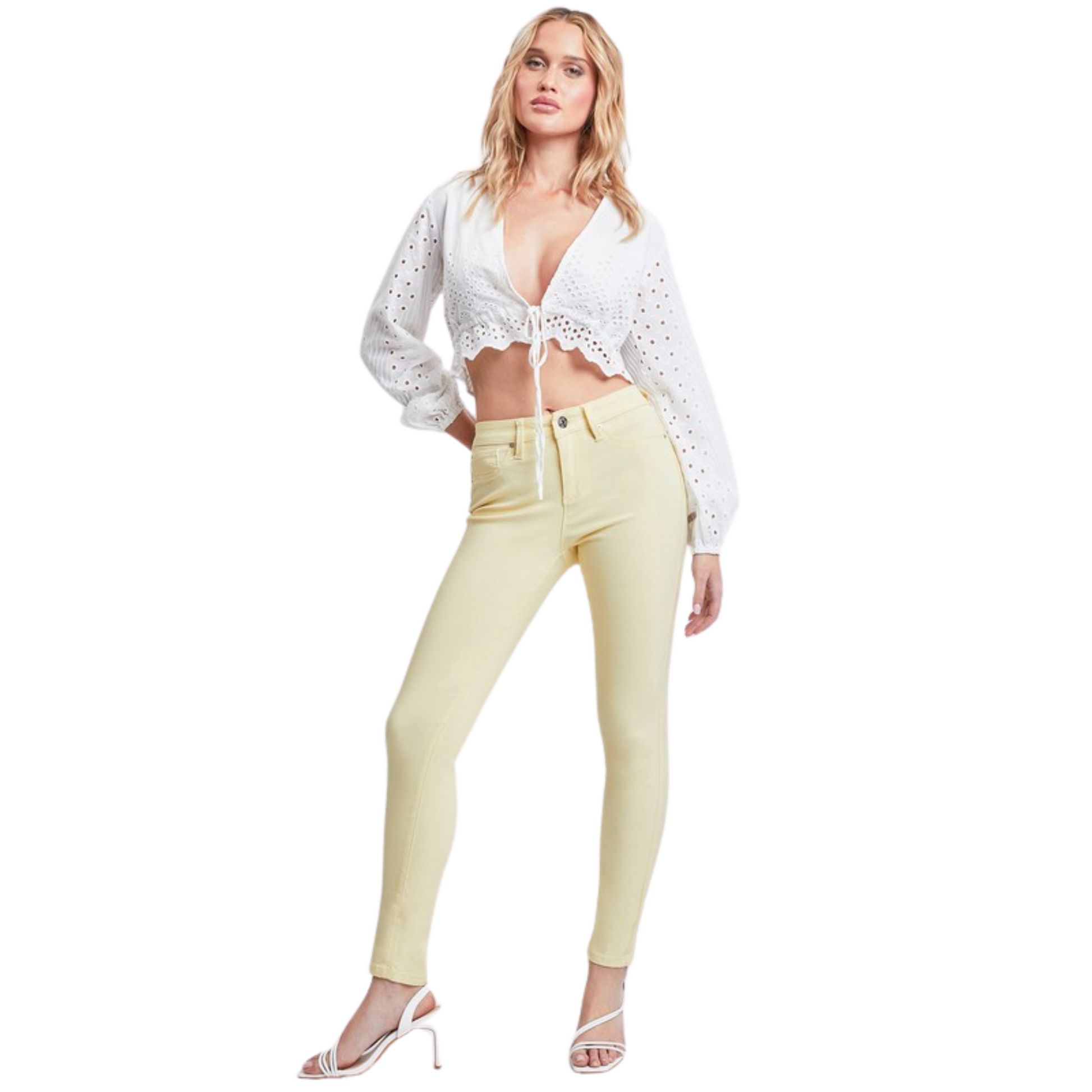Our Hyper stretch Mid Rise Skinny Jeans are made from a super-stretchy fabric, allowing you the perfect fit without ever compromising your comfort. With a variety of colors available, these jeans provide a stylish and versatile option for your wardrobe. The mid-rise waist gives you a comfortable, flattering fit.