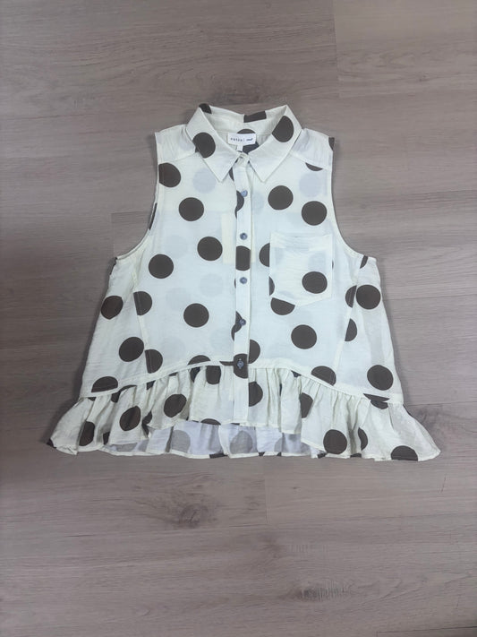 Collared  Button Up Top