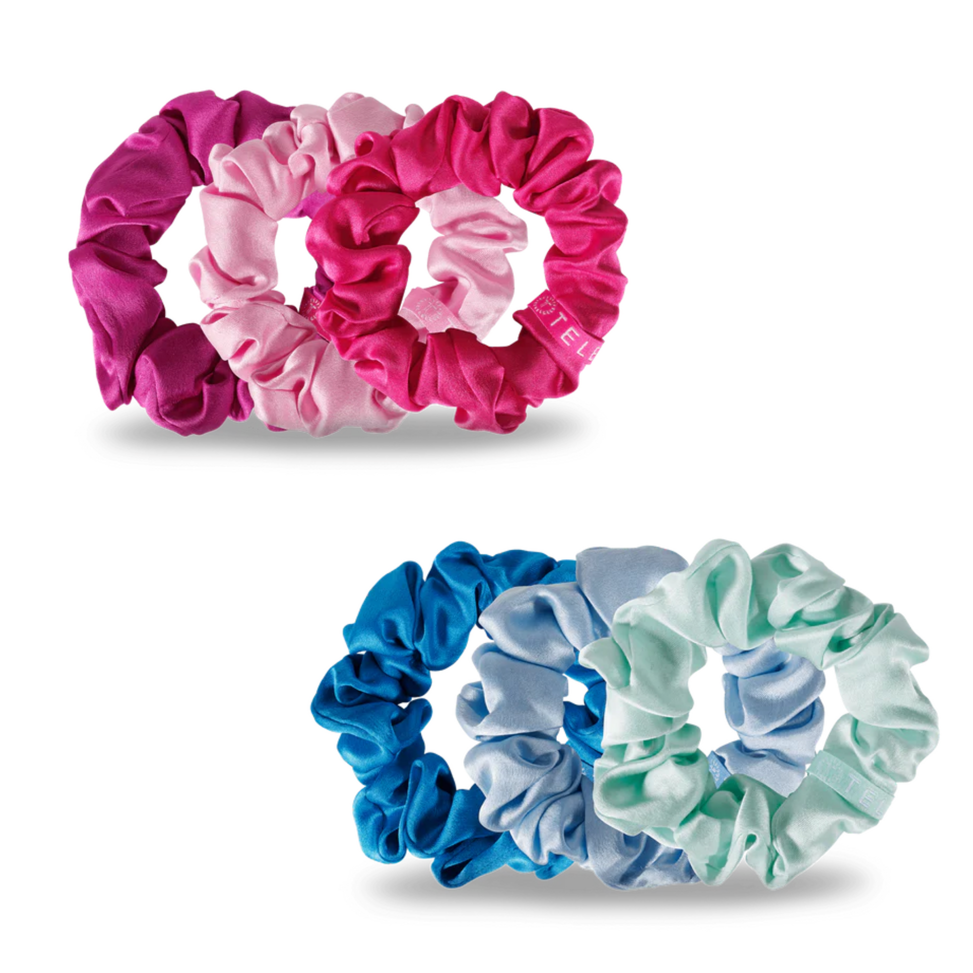 Your TELETIES just got an upgrade! The TELETIES Silk Scrunchies are made of 100% natural silk, making them super soft and gentle for your hair. It also prevents breakage and damage while you snooze.