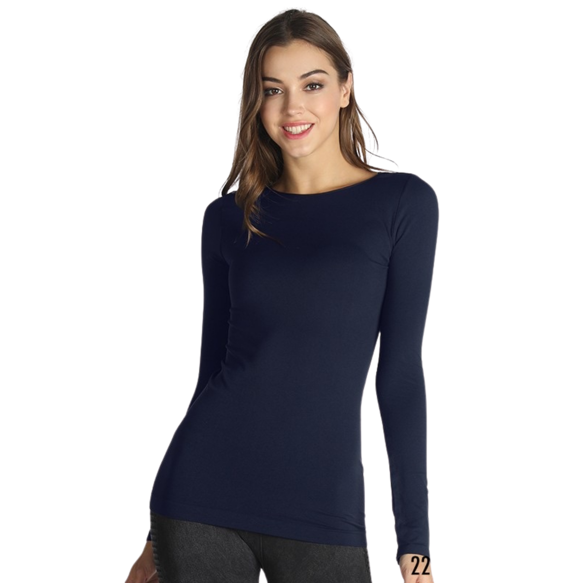 This fitted long sleeve shirt from Nikibiki is perfect for any occasion. With a wide neckline and a variety of colors available, this shirt is both comfortable and stylish. The fitted design ensures that the shirt flatters the figure.