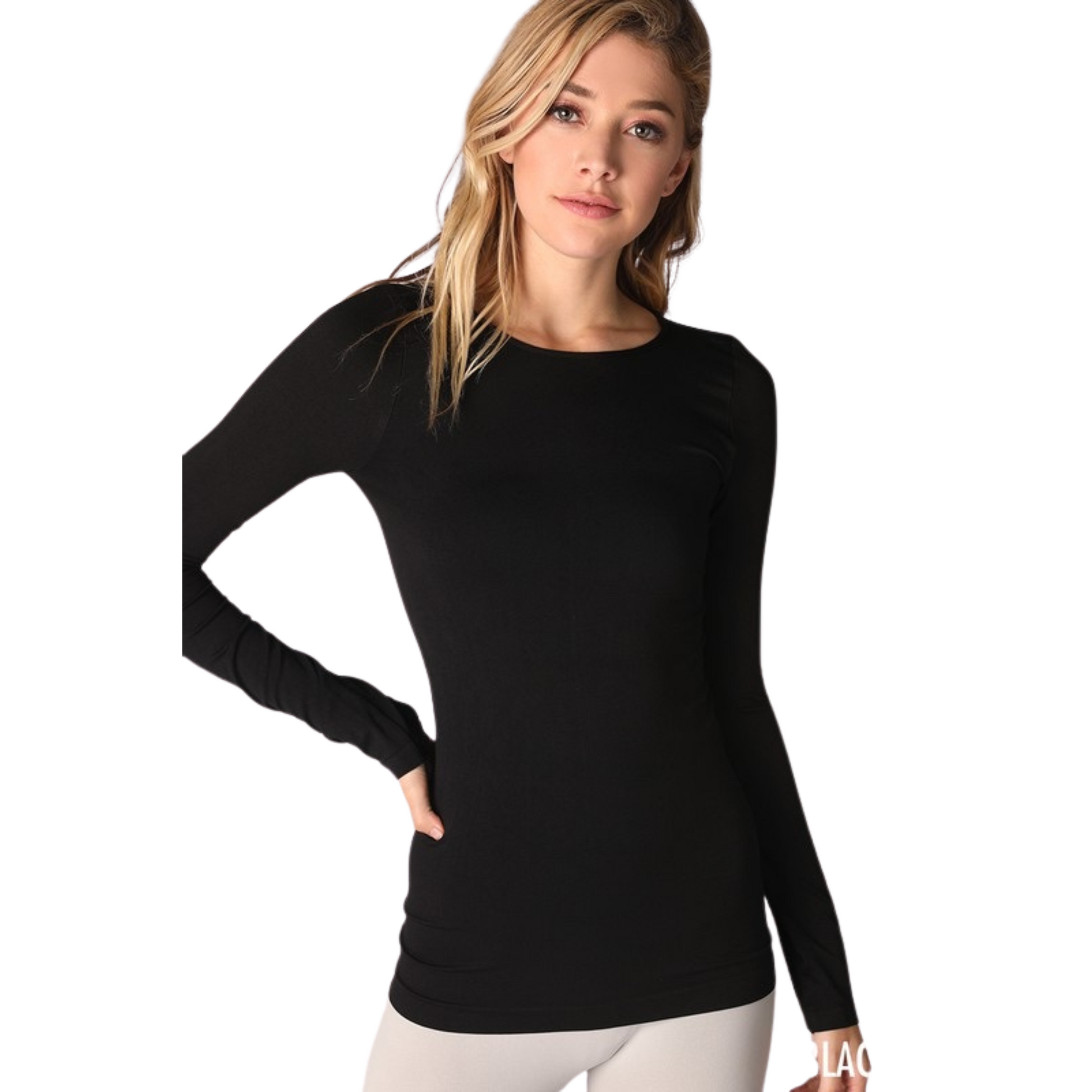 This fitted long sleeve shirt from Nikibiki is perfect for any occasion. With a wide neckline and a variety of colors available, this shirt is both comfortable and stylish. The fitted design ensures that the shirt flatters the figure.
