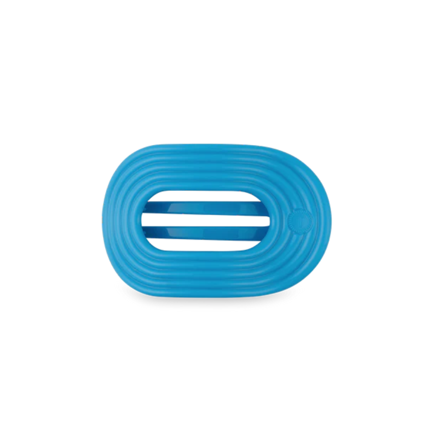 Flat Small Round Hair Claw in Miami Vice