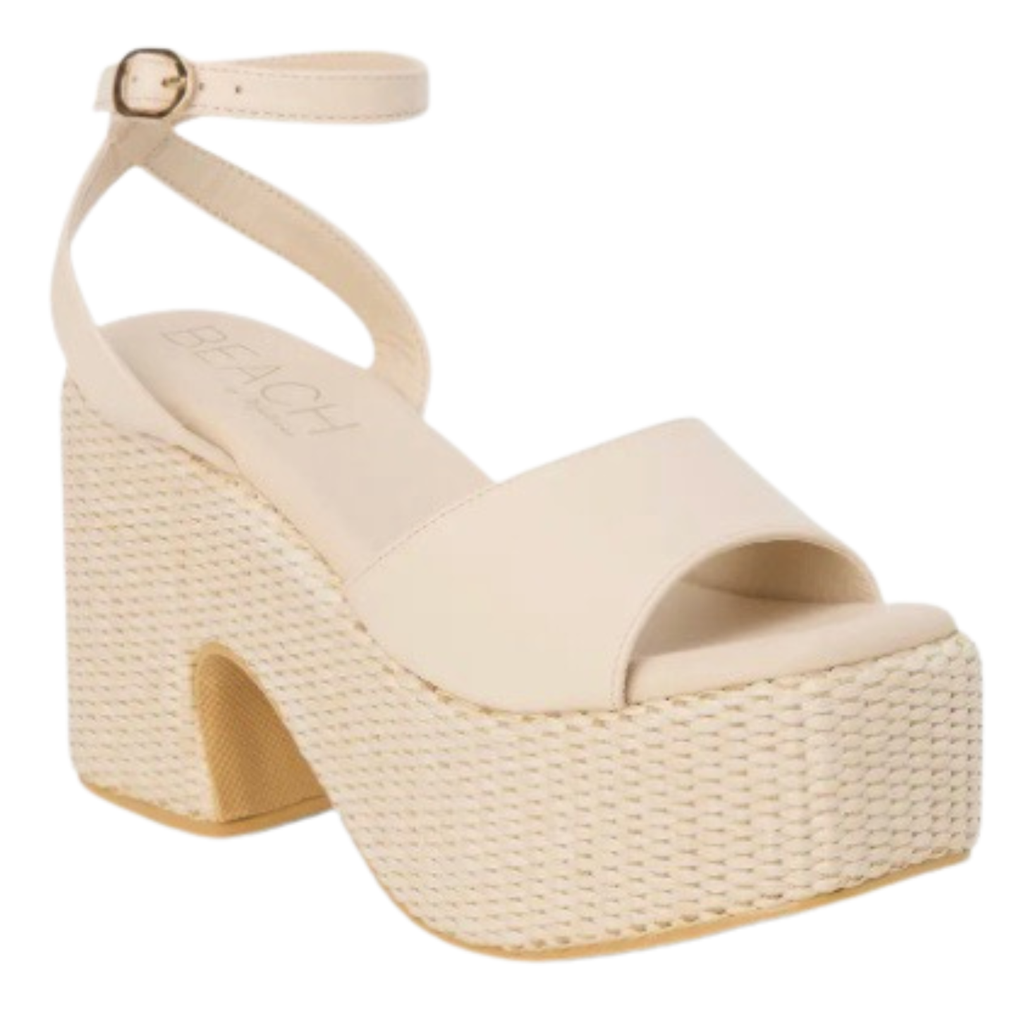 The Arden wedge sandal from Matisse combines timeless elegance with practical comfort. Crafted in soft ivory, this versatile style transitions seamlessly from casual daytime wear to evening occasions. The wedge heel provides stable, all-day support while elongating the silhouette, making it an essential addition to any wardrobe. Matisse's attention to quality construction ensures durability and refined style that withstands seasonal trends.