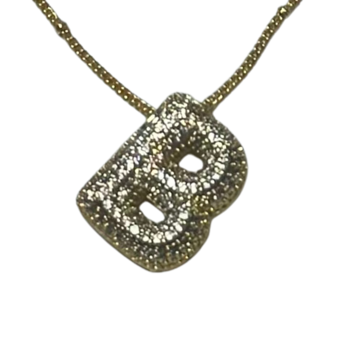 Rhinestone Initial Necklace