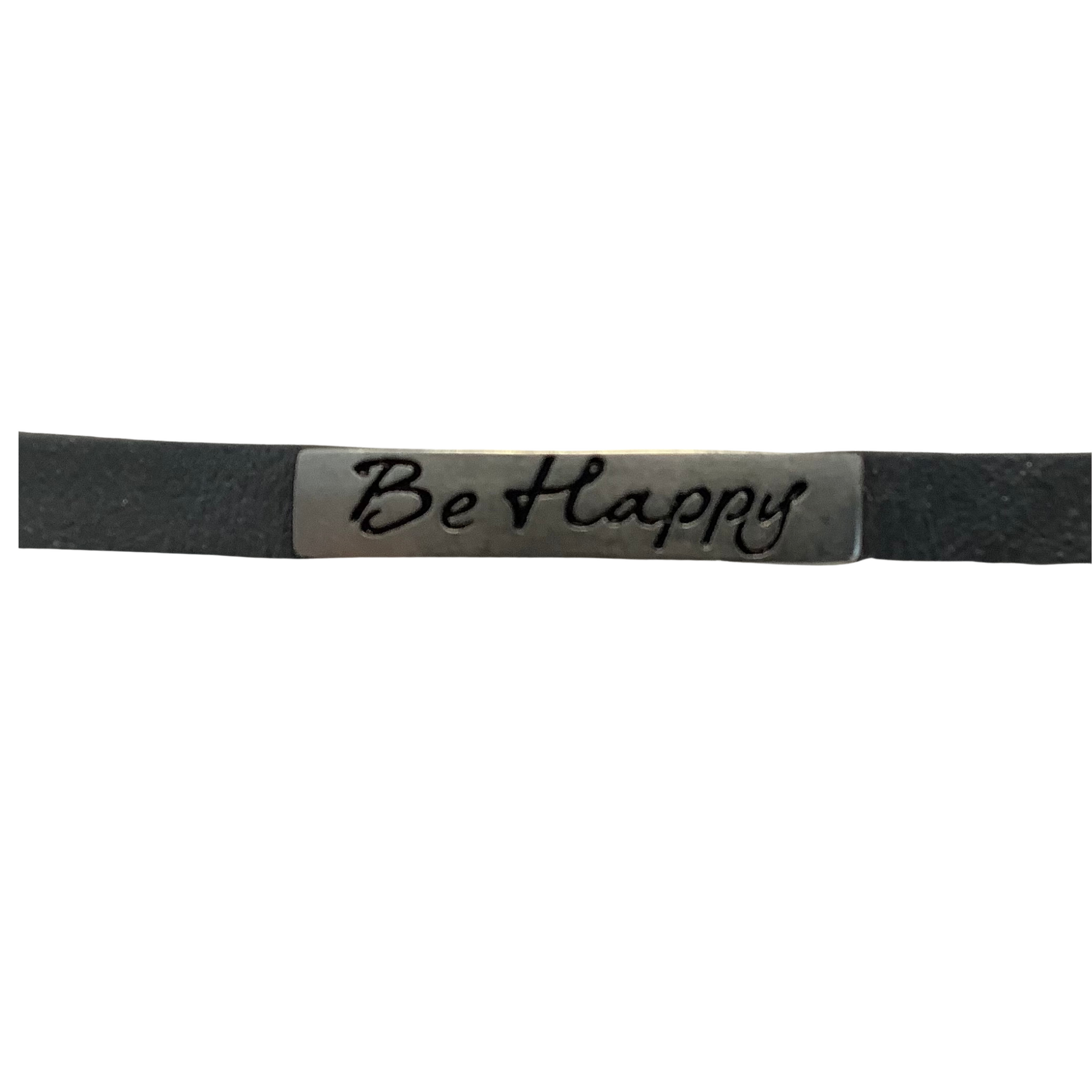 Leather Be Happy Bracelet